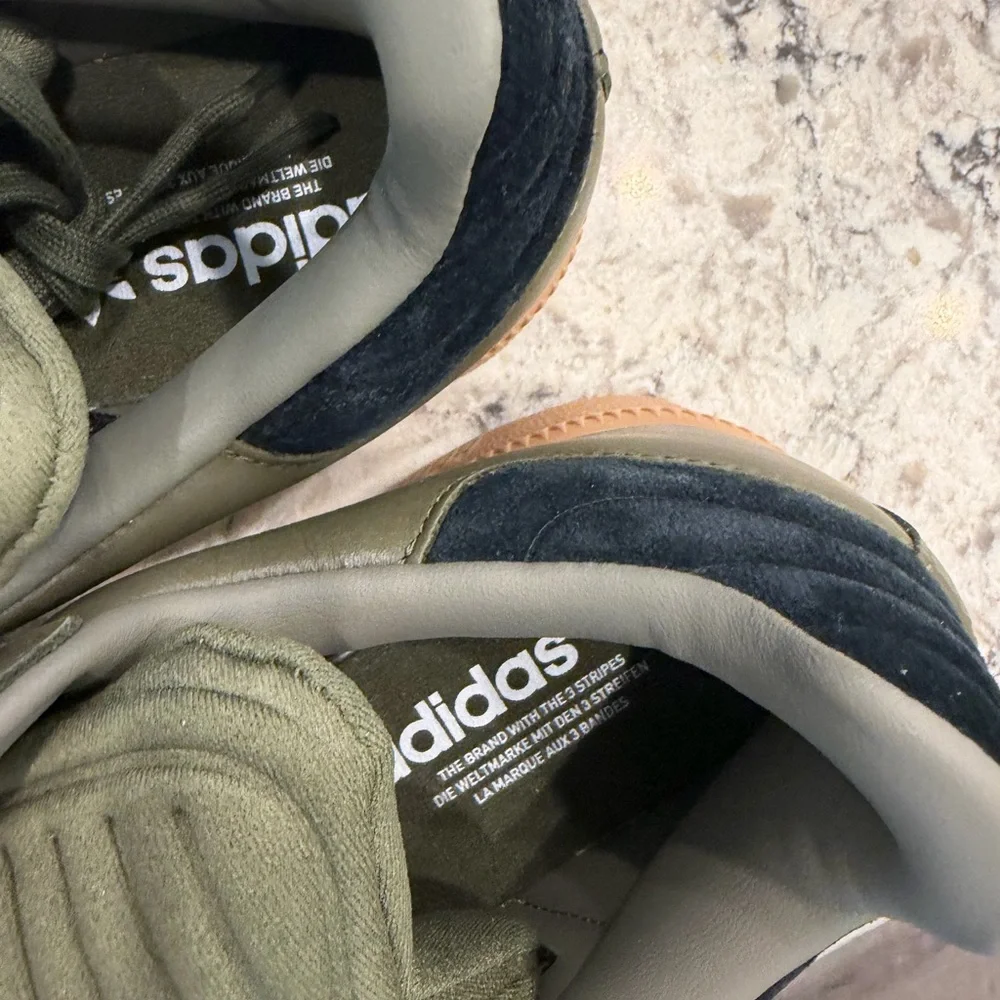 adidas Men’s Olive Green Samba XLG Classic Sneakers men’s size 10 W 11 - Picture 6 of 8